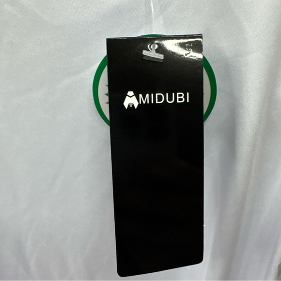 NWT Mens Midubi Exercise Shirt With Sun Protection Long Sleeve Quick White 2XL - Picture 6 of 11